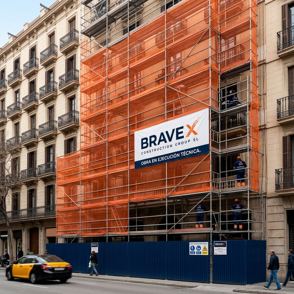 Edificio en ejecución fotorealista - BRAVEX