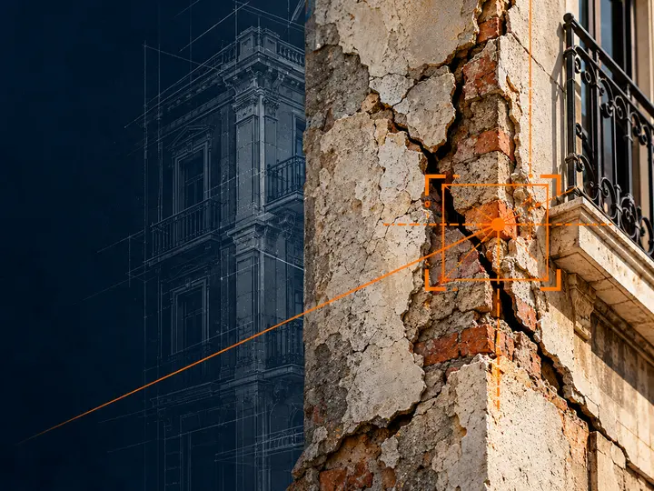 Indicio constructivo documentado para un peritaje técnico