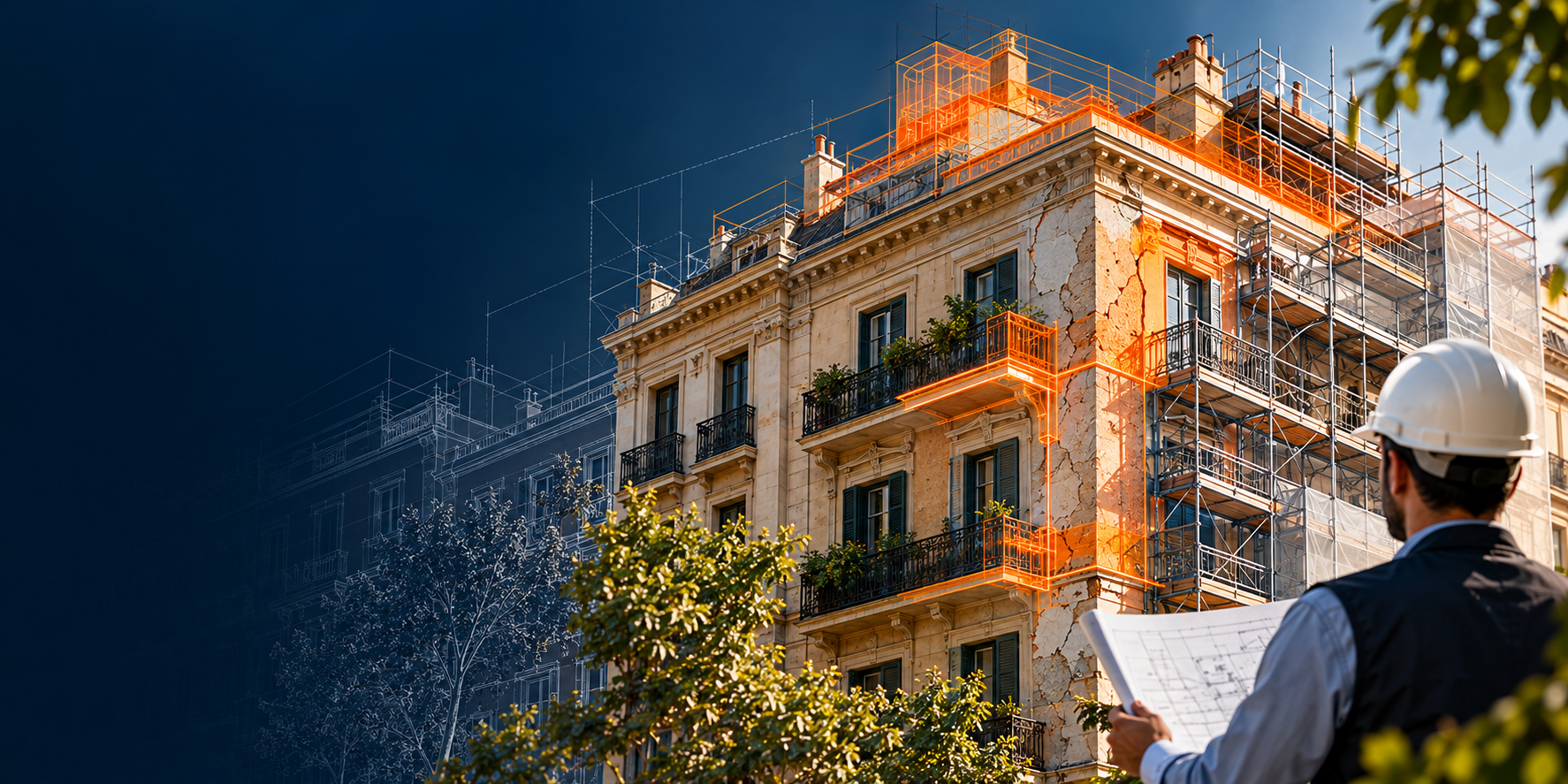 Edificio residencial y plan de actuación para una comunidad